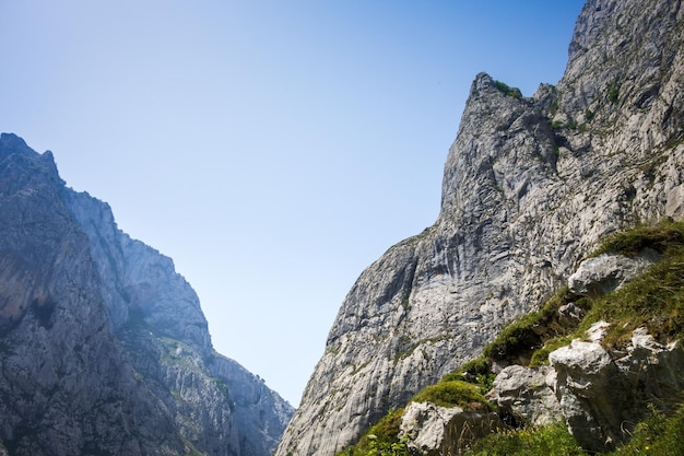 Mountain landscape Picos de Europa Asturias Spain