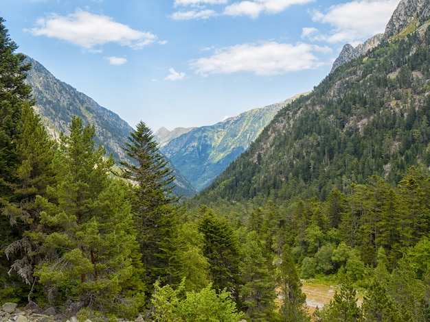 Mountain landscape in the Pyrenees, France