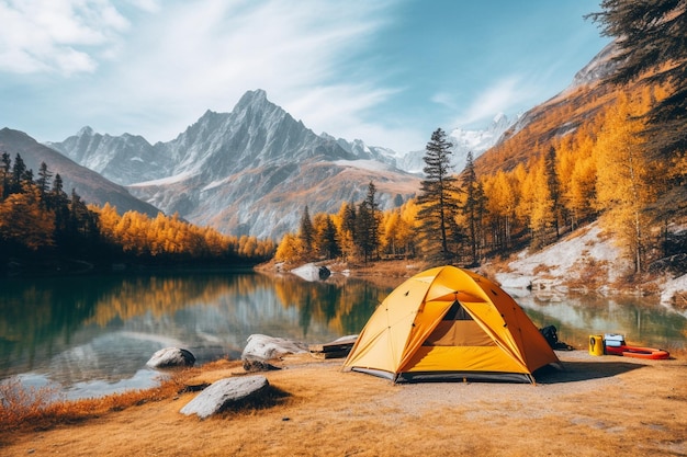 Mountain Majesty camping tent photo