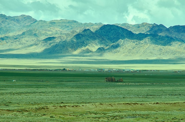 Mountain plateau in the area Zavkhan River