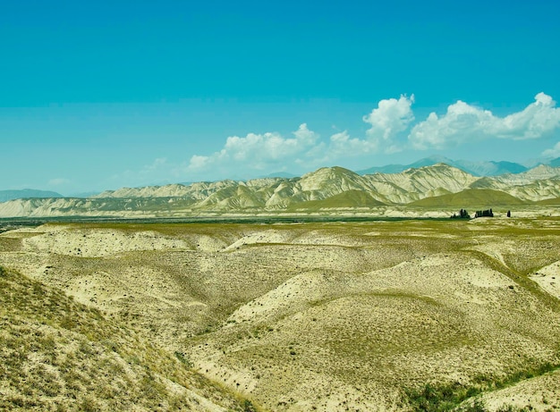 Mountain plateau district of JalalAbad Region in western Kyrgyzstan