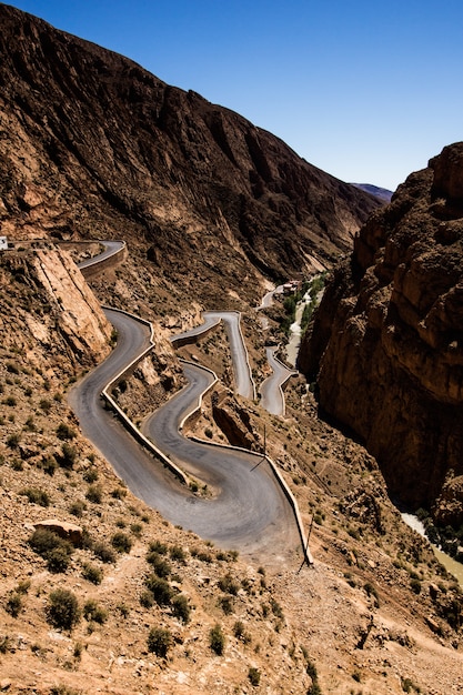 Mountain port in Morocco