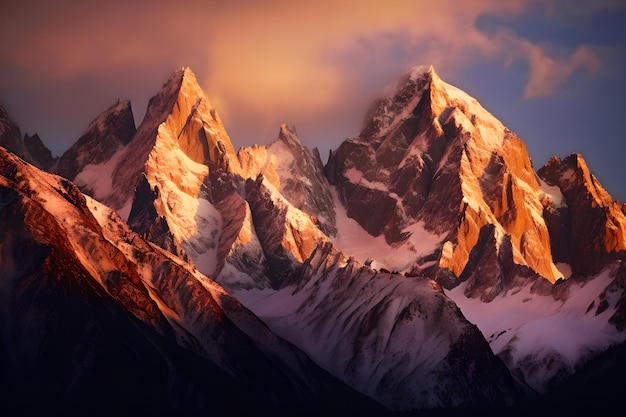 A mountain range with the name himalaya on it