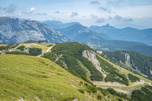 Mountain scenery in Austrian Alps