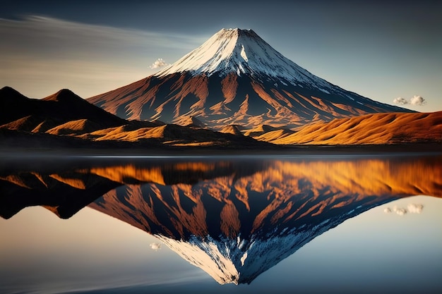 mountain at sunrise