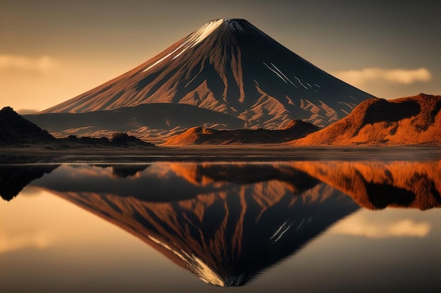 mountain at sunrise