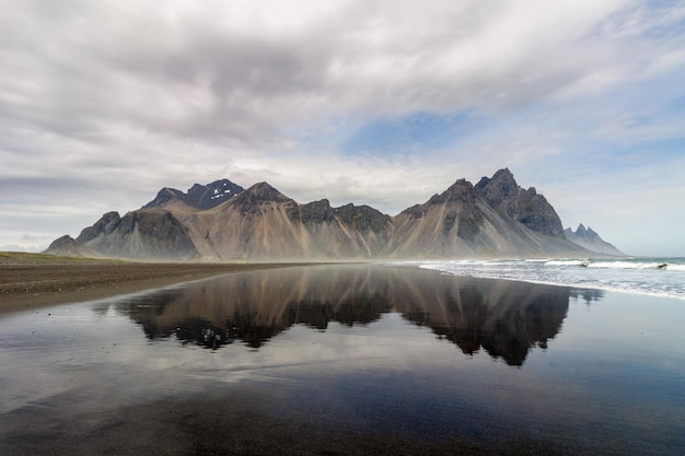 Mountain Vestrahorn in Iceland