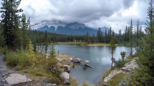 mountain views with extensive forests