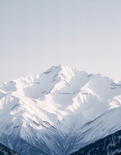 a mountain with a large mountain in the background that has a large mountain in the background