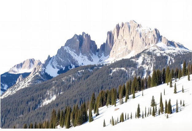 a mountain with a mountain in the background and a mountain in the background