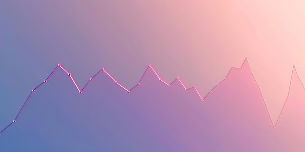 Photo a mountain with a pink line that says  iceberg  on it