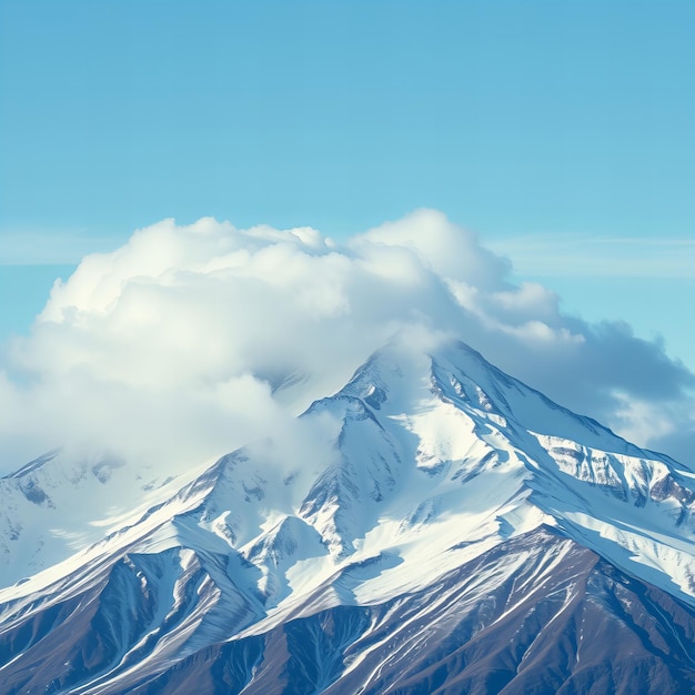 a mountain with the word  on it is on the top of it