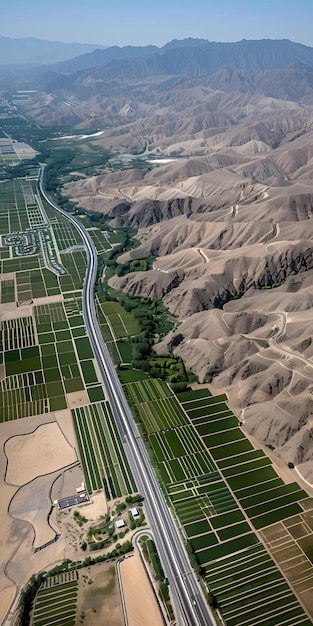 Mountainous Landscape Highway