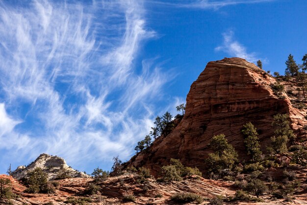 Mountainous Terrain in Zion National Park