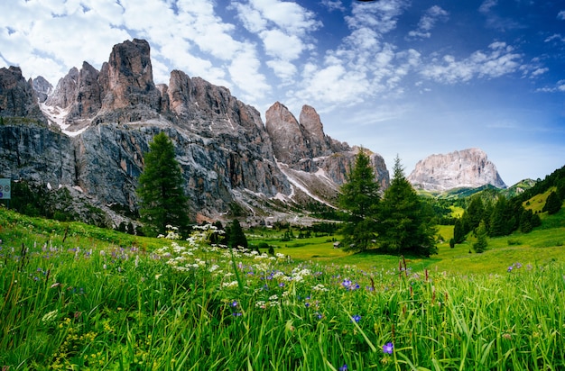 Mountains in the Alps