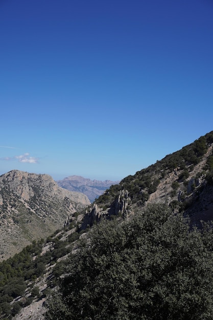 The mountains are visible from the top of the mountain.