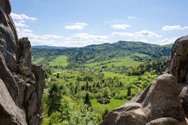 In the mountains. Carpathians, Ukraine