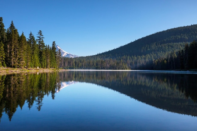 Mountains lake