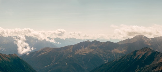 Mountains in the national park Hohe Tauern in Alps in Austria Backgrounds