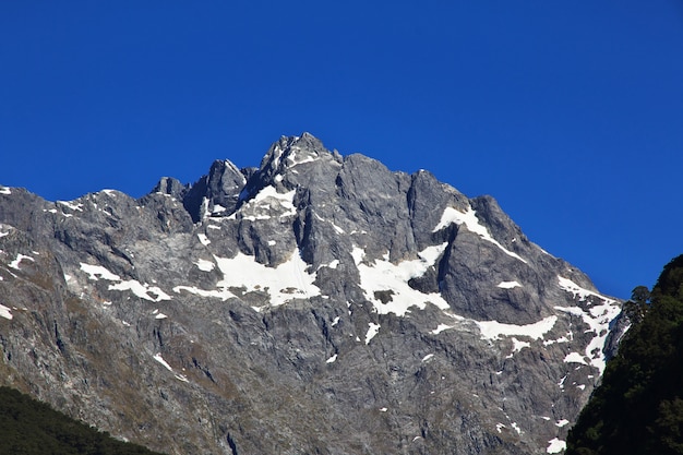 Mountains of South island, New Zealand