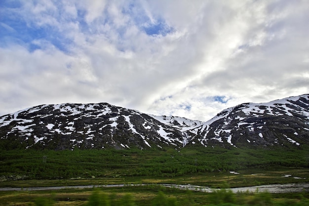 Mountains and valleys of Norway