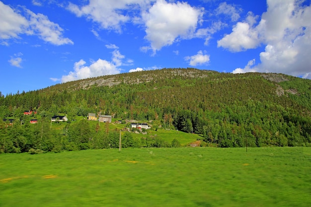 Mountains and valleys of Norway