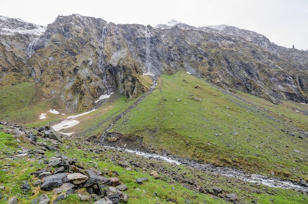 Mountains with water