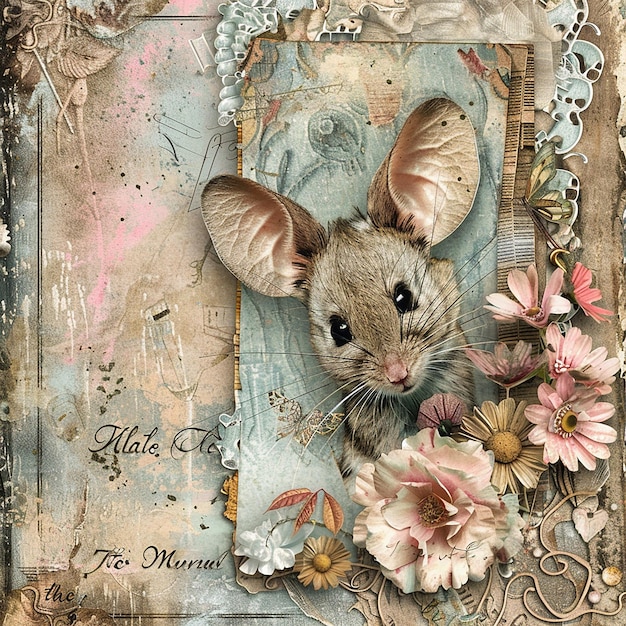 a mouse with a tag that says the dreamy dream