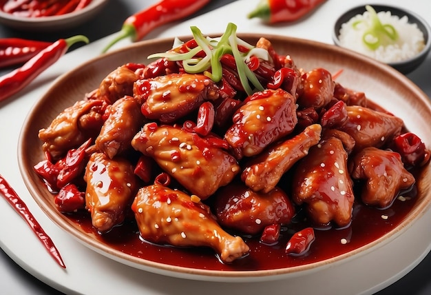 Mouth Watering Spicy Szechuan Chicken