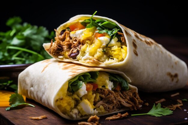 Mouthwatering Carnitas Breakfast Burritos with Scramb