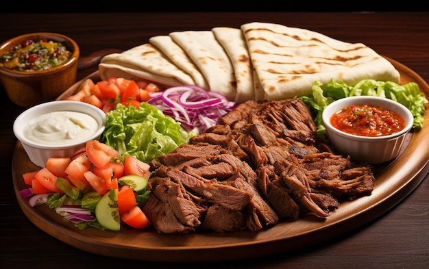 Mouthwatering Shawarma Platter