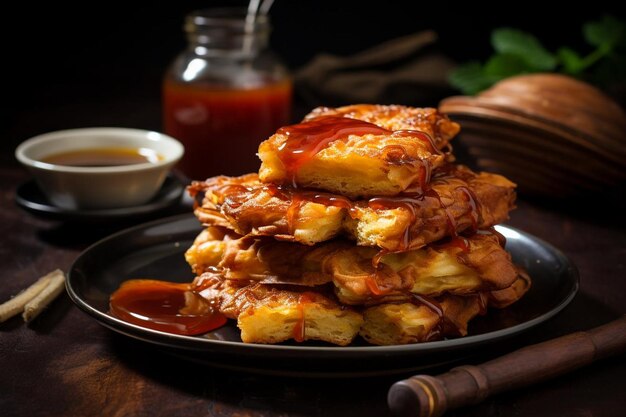 Mouthwatering Sweet and Sour Bread Pakora The popular fast food Bread picture picture