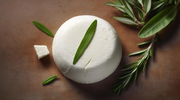 Mozzarella Cheese Slices Isolated On White Background