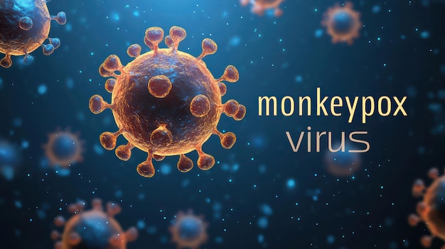 Mpox monkey pox virus Monkeypox viruses pathogen closeup infectious zoonotic disease