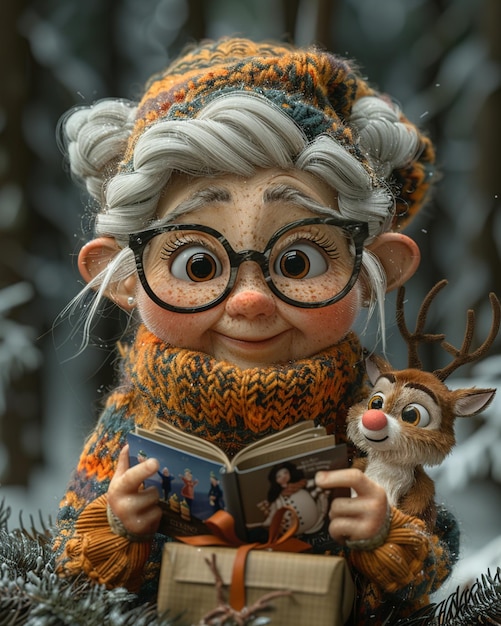 Mrs Claus Toy Maker In A Winter Wonderland wallpaper