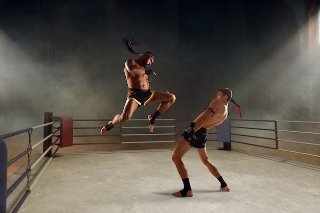 Muay thai thai boxing fighters