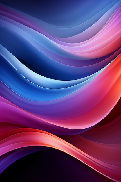 Multi color gradient background grain effect with purple and blue shades glowing AI generative