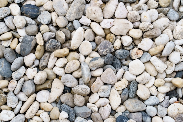 Multi-color pebbles stone texture background