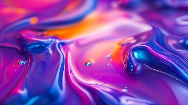 Photo multi colors liquid abstract background