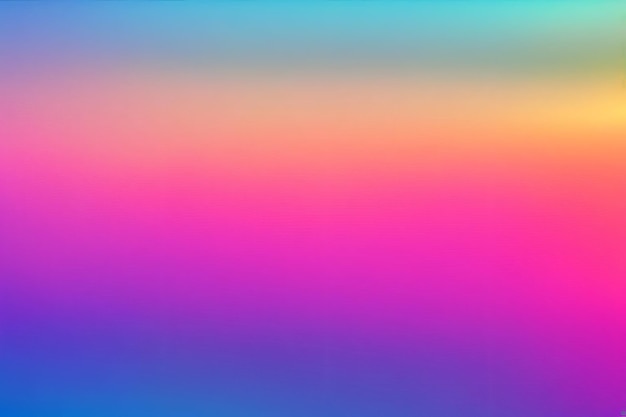 Photo multicolor abstract gradient background in bright neon blue green orange and pink hues