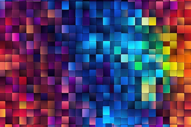 A multicolored background with squares of different colors