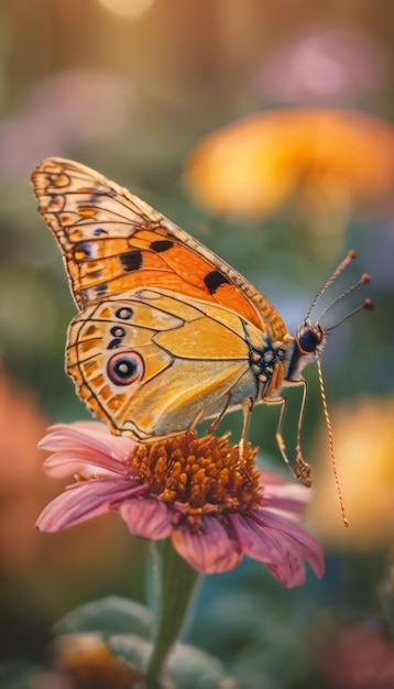 multicolored butterfly with the name peace