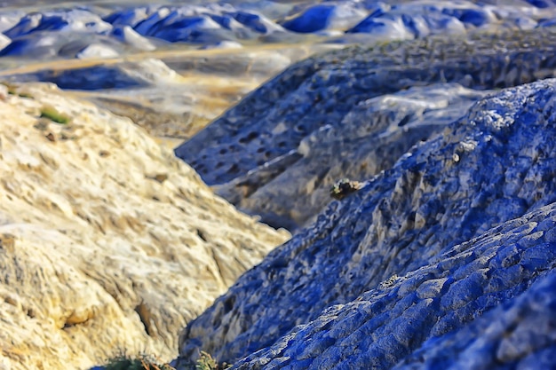 multicolored mountains, geological texture background, multicolor deposits of minerals, landscape