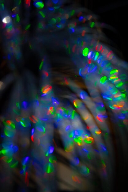 Multicolored rainbow large bokeh effect background