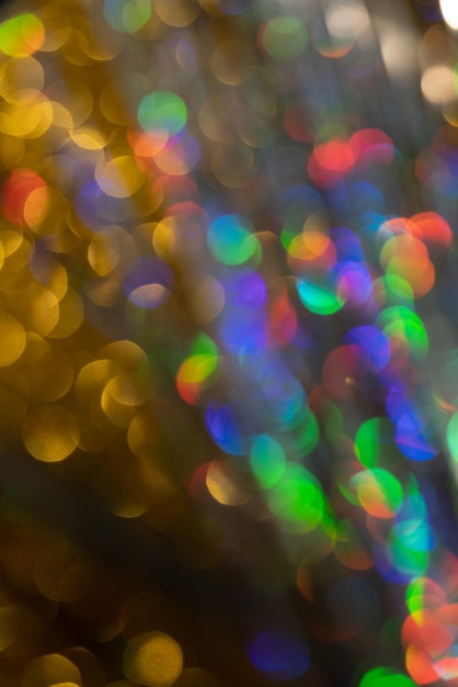 Multicolored rainbow large bokeh effect background