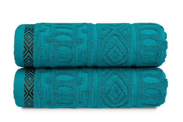 multicolored terry towels