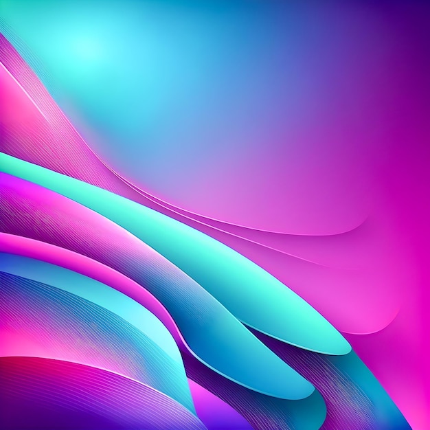 Multicolored trendy background illustration purple green pink and turquoise colors