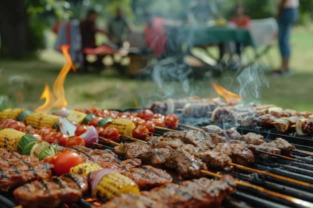 Multicultural eid barbecue feast