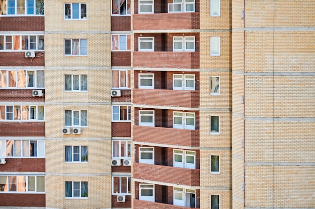 Multistorey building with new modern apartments