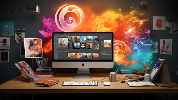 Multitasking in a Vibrant HighEfficiency Adobe Creative Cloud Workspace